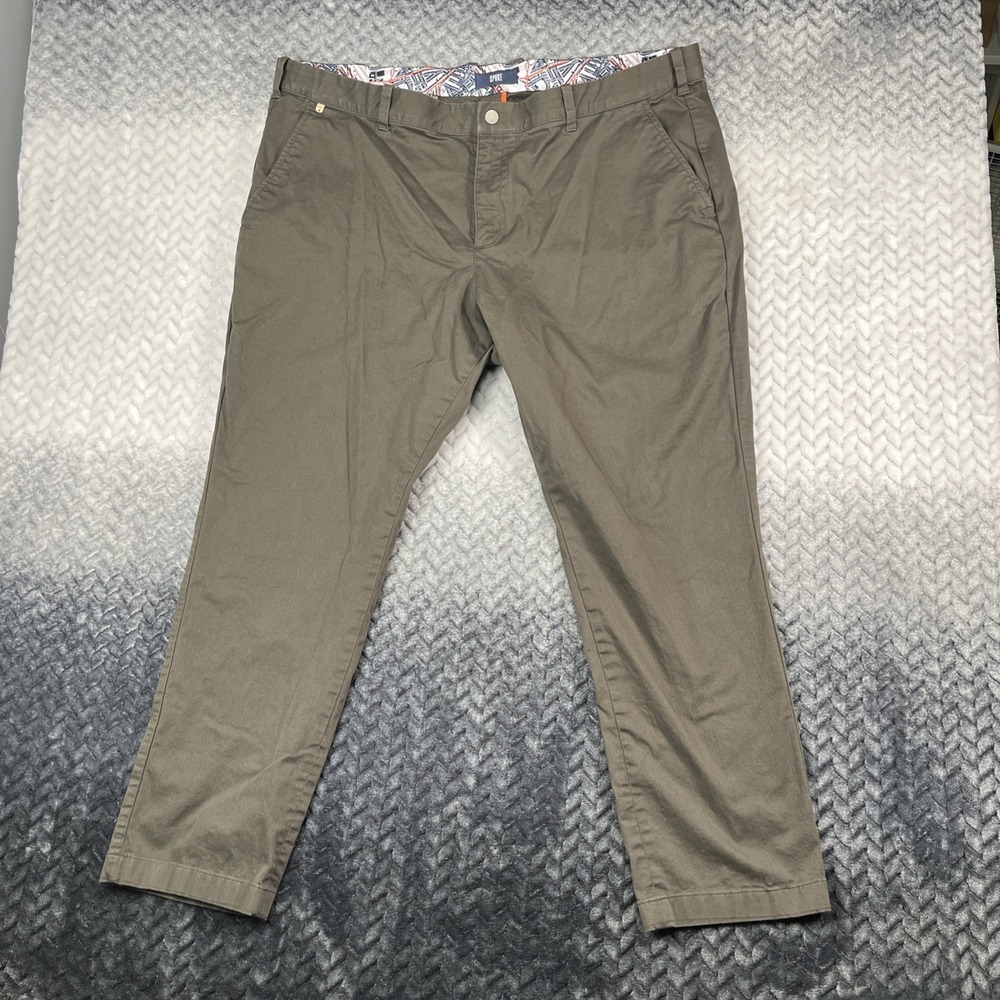 Spoke Bulletproof Pants Mens 44x30 Green Stretch Cotton Twill Build B Golf Waist